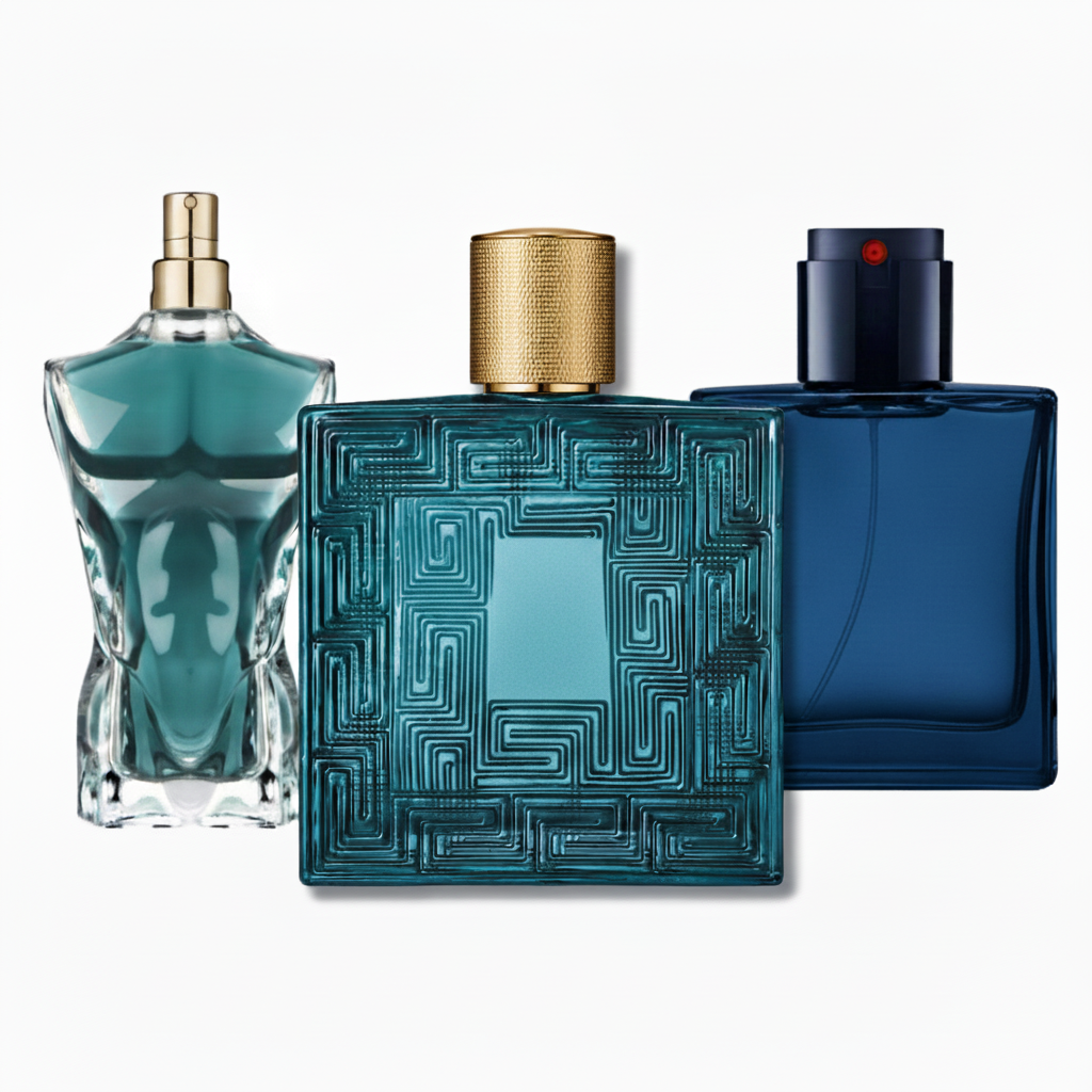 Exklusiv – SET MIT 3 PARFÜMS: Herren Eau de Parfum Collection - Frische, Holzige und Aromatische Düfte