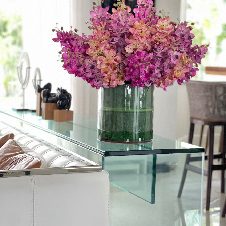 Premium Mixed Mokara Orchids in large Rota Cylinder