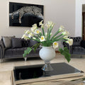 Premium Elegant Vase with Multiple White Calla Lilies