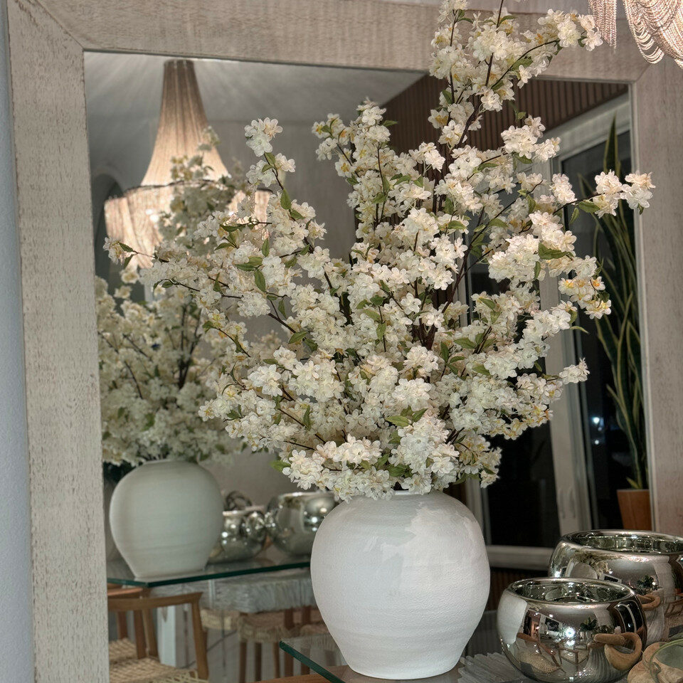 Premium Konos Vase with Cherry Blossoms