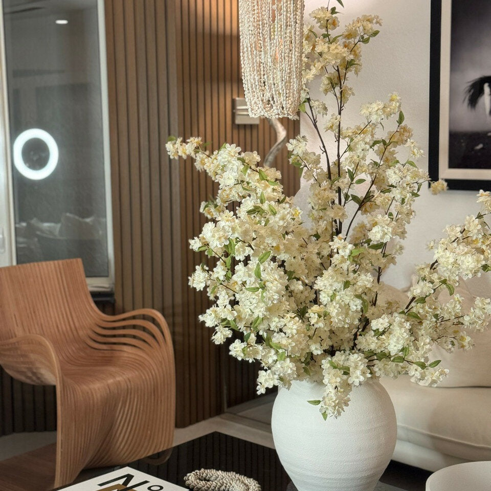Premium Konos Vase with Cherry Blossoms