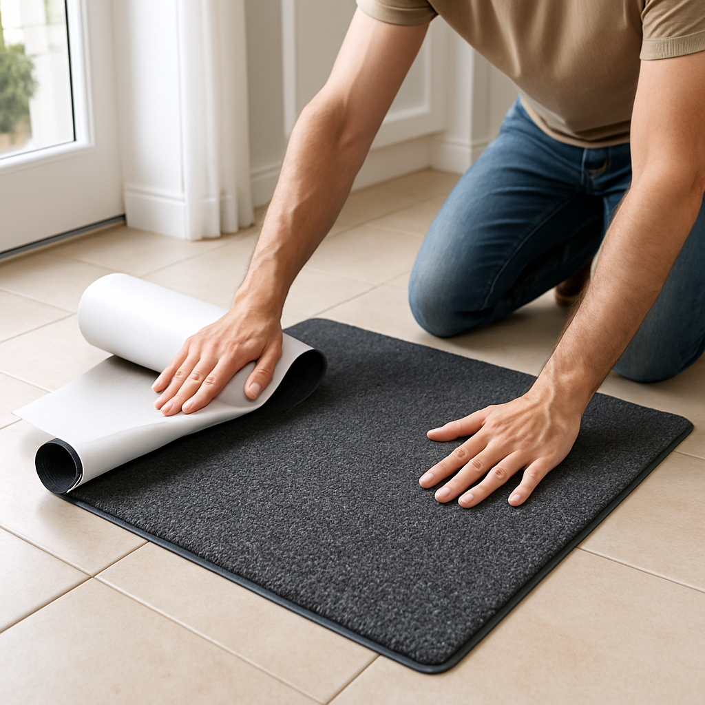 Rutschfeste Badematte, weich – 50x80 cm